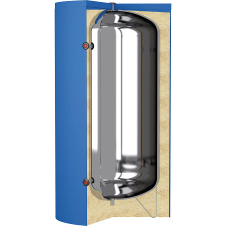 Ballon de stockage ECS inox 1000 L, isolation M1