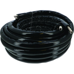 Conduit bi-tube inox.Longueur 100m. Raccord F 3/4". Diamètre 16 mm