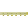 Collecteur laiton 1"1/4  - 6 sorties 3/4" pour installation sanitaire - chauffag