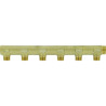 Collecteur borgne en laiton - 6 sorties 1/2"M