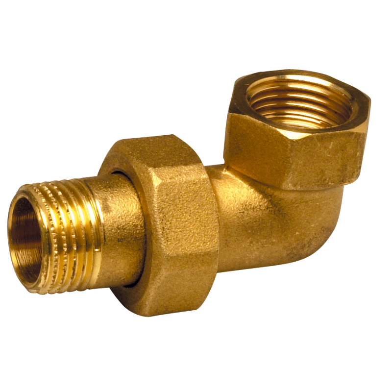 Coude Union 1"MF3 pièces laiton à visser sphéro-conique