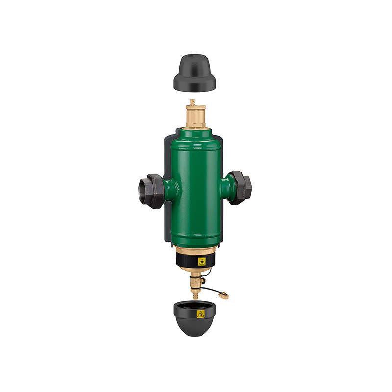 DISCALDIRT® 1"1/2 - Séparateur d'air et pot à boue à raccord fileté