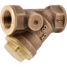 Filtre à tamis 3/4" certifié ACS. Corps bronze, cartouche inox