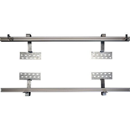 Kit de fixation pour 2 capteurs ASTREA sur toit en tuiles