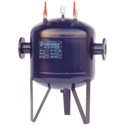 Pot de décantation à visser 2" MMAcier Noir sur pieds 3251162245001