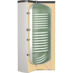 Préparateur ECS 1000 L, 2 échangeurs fixes