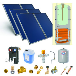 Pack G-SSC 800L hte t°-ECS bain-marie-6 panneaux-fix. toit. inclinée+ access.