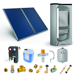 Pack Cylios CESI – ballon 200 L,2 capteurs, fixation toit tuiles