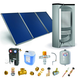 Pack Cylios CESI – ballon 500 L,3 capteurs, fixation toit tuiles