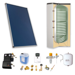 Pack B-CESI ballon 200L soutien primaire -1 panneau-fix. toit. inclinée+ access.