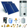 Pack C-CESI ballon 500L soutien PAC -4 panneaux-fix. toit. inclinée+ access.