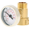Porte-Thermo+Thermomètre 1/2"