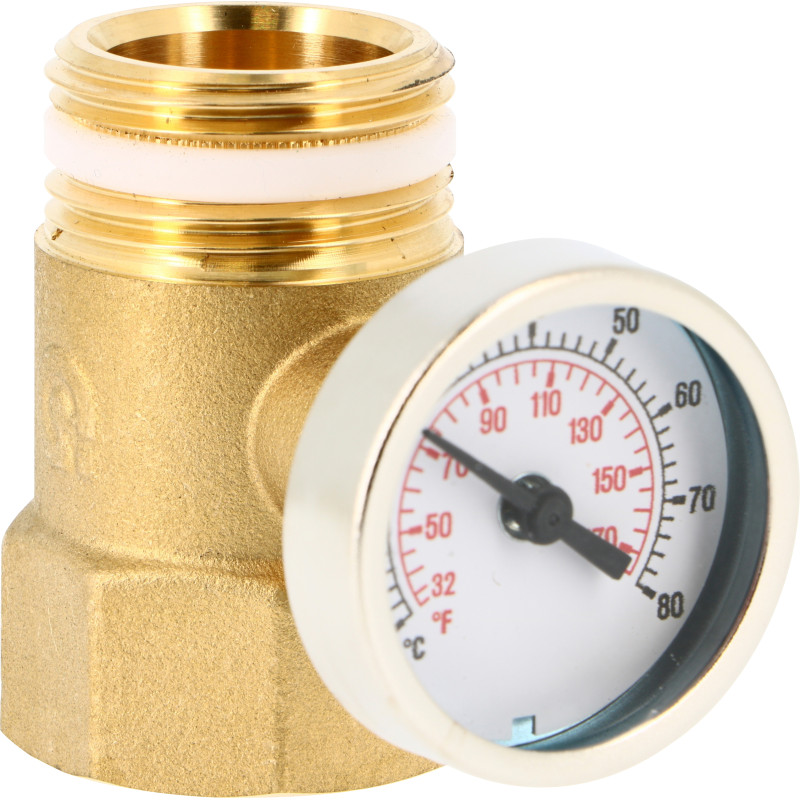 Porte-Thermo+Thermomètre 1"1/4