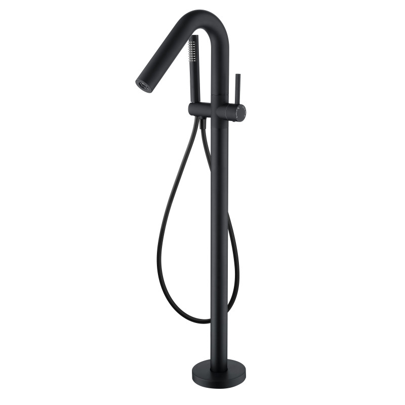 Colonne bain-douche îlot mécanique par le sol COX black