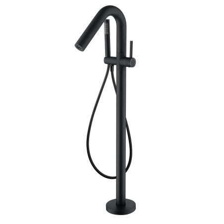 Colonne bain-douche îlot mécanique par le sol COX black