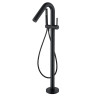 Colonne bain-douche îlot mécanique par le sol COX black