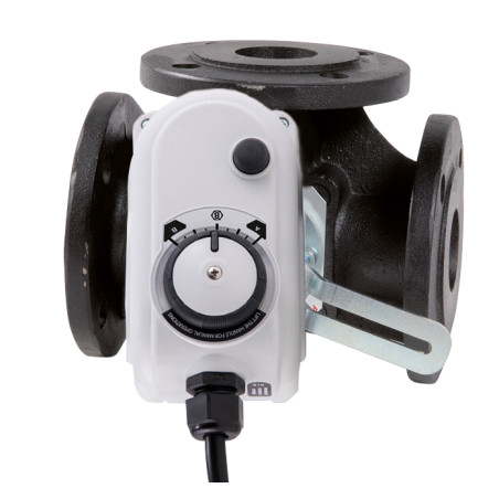 Servomoteur 230V 3 pts pr vanne à bride20 N.m 3 pts 120s rotation 90° et fdc