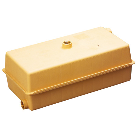 Vase d'expansion Ouvert Polyprop 22Lavec 3 Inserts Taraudés 3/4" Tmax 90°C