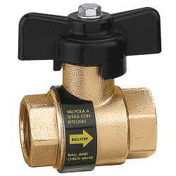 Vanne à Sphère 323 BALLSTOP 1"1/2FF ACS PN16 Tmax +90°C