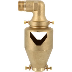 Entonnoir de vidange 1" avec coude orientable