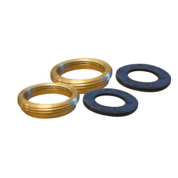 Fourrure Laiton 1"1/2F - 2"M   la paire avec Joint