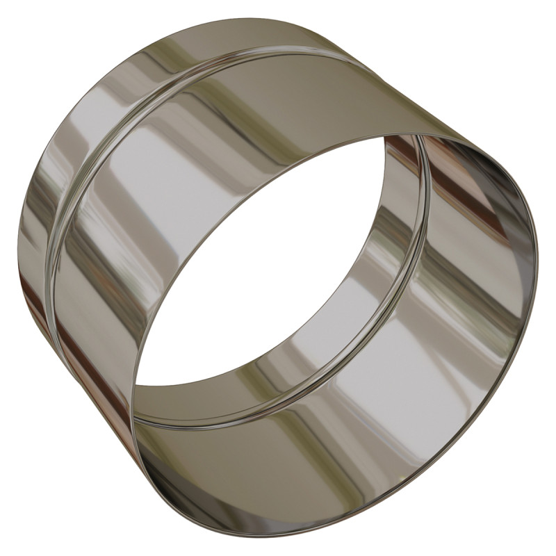 Adaptateur Inox ST2 pour piquage Ø180mmpour régulateur de tirage