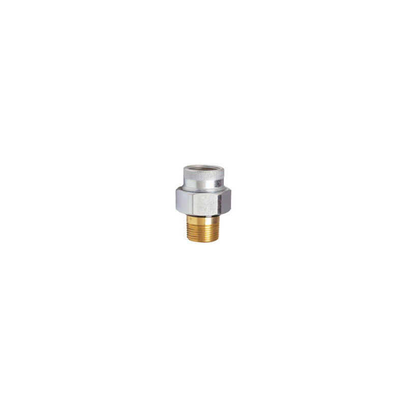 Raccord d'isolation 3 pièces 1/2" MF pour chauffe-eau ou ballon préparateur.