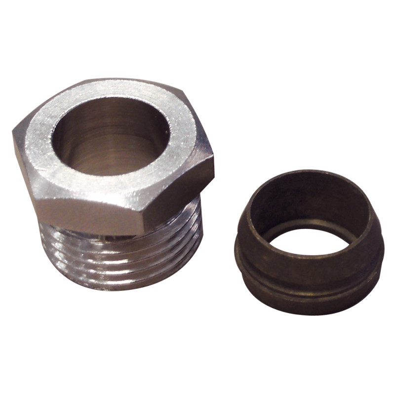 Racc.Monocône 1/2"M Tube Cu Ø16pour robinet de radiateur Code : 441416