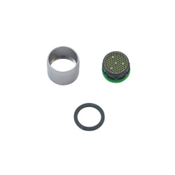Aérateur Complet Mousseur avec bague chromée M28/100