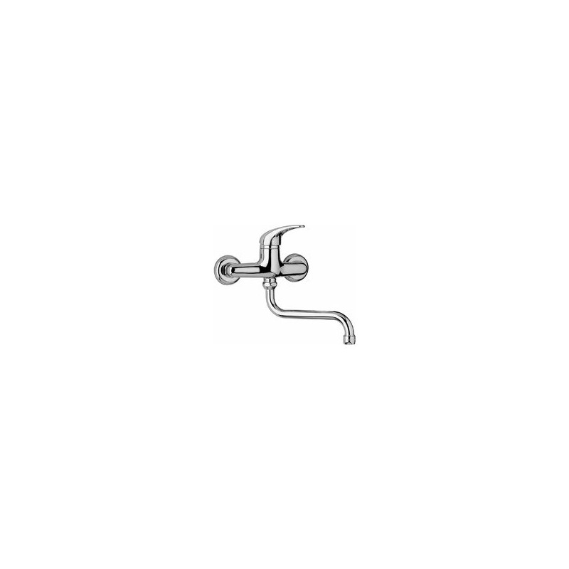 Bec dessous pour mitigeur - longueur 200mm - raccordement 15-21