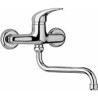Bec dessous pour mitigeur - longueur 200mm - raccordement 15-21