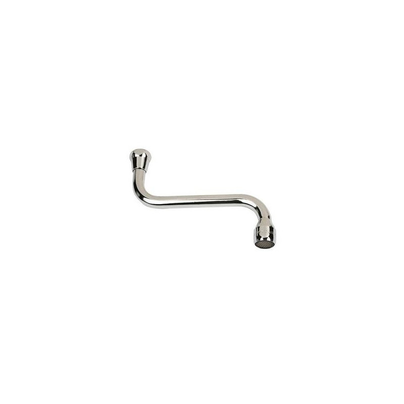 Bec dessous pour mitigeur - longueur 250mm - raccordement 15-21