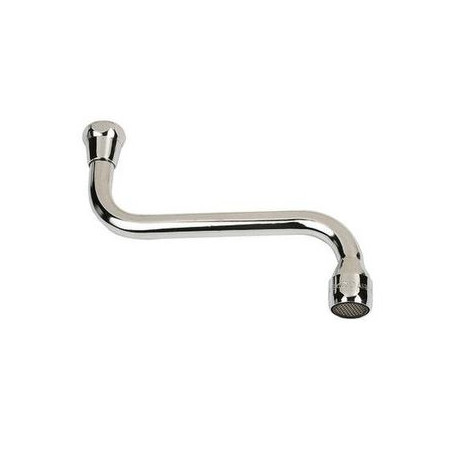Bec dessous pour mitigeur - longueur 250mm - raccordement 15-21