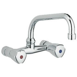 Bec dessus pour mitigeur - longueur 200mm - raccordement 15-21