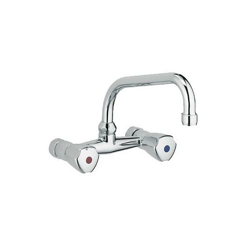 Bec dessus pour mitigeur - longueur 200mm - raccordement 15-21