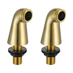 2 colonnettes complètes - Hauteur 79mm - MM15.21-20.27 - finition laiton brossé
