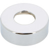 1 rosace cylindrique chromée 20/27 - rosace + raccord exc. + joint en sachet
