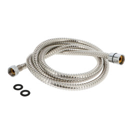 Flexible douche inox simple agrafage 2m00
