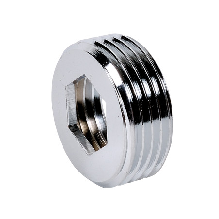 Fourrure Chromée 199G 1/2" - 3/8"Raccord Laiton Chromé à visser