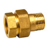 Raccord Union 3/4"MF3 pièces laiton à visser sphéro-conique