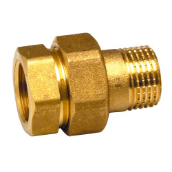 Raccord Union 1"1/4 MF3 pièces laiton à visser sphéro-conique