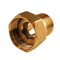 Raccord Union laiton2 pièces G1/2"-3/8"M