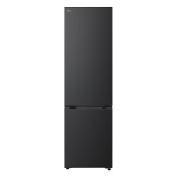LG Réfrigérateur Combiné 2,03m, Classe C, Noir acier, Compresseur Smart In *