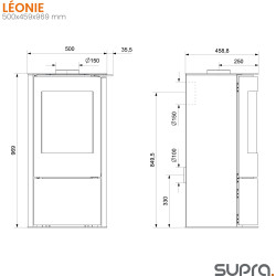 SUPRA Poêle à bois LEONIE