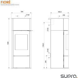 SUPRA Poêle à bois FIORE