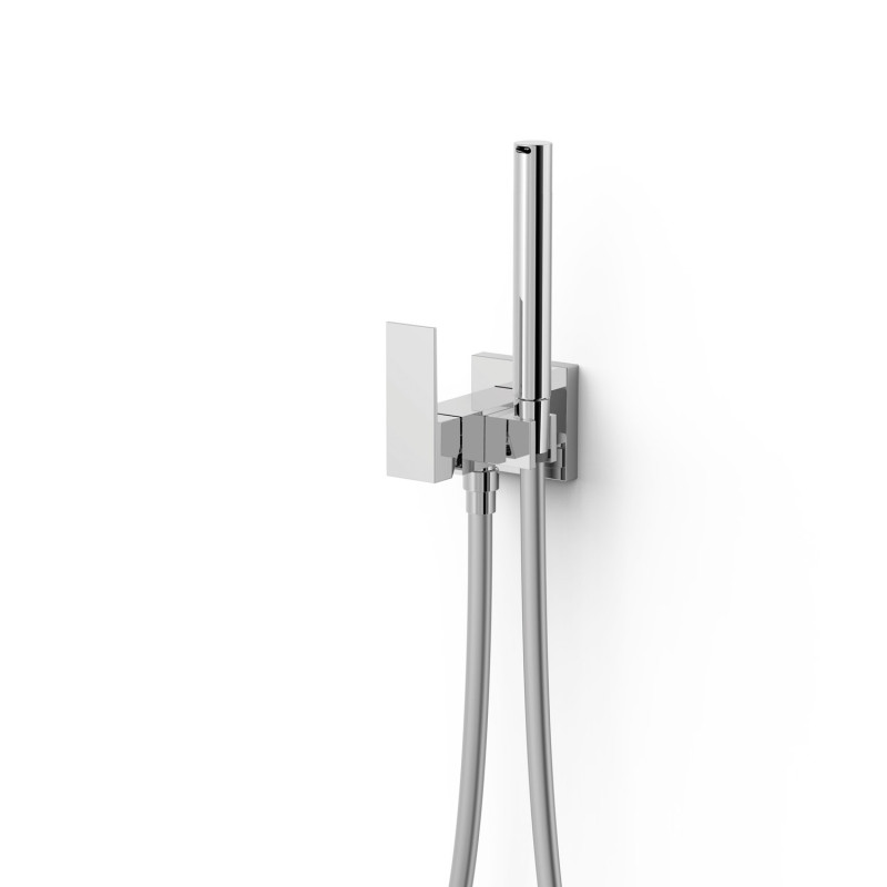Cuadro tres mitigeur encastre avec douche pour wc
