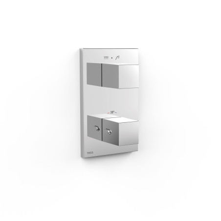 Therm box piece apparente pour boîtier encastre therm box 2 voies