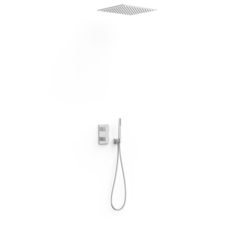 Therm box kit robinet thermostatique encastre therm box a 2 voies pour douche