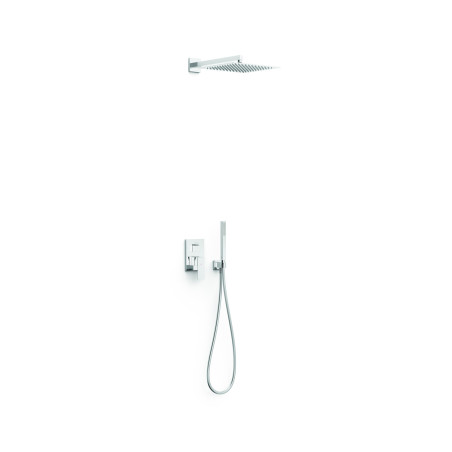 Cuadro kit mitigeur encastre a 2 voies rapid box pour douche