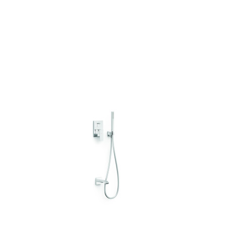 Cuadro kit mitigeur encastre a 2 voies rapid box pour baignoire et douche